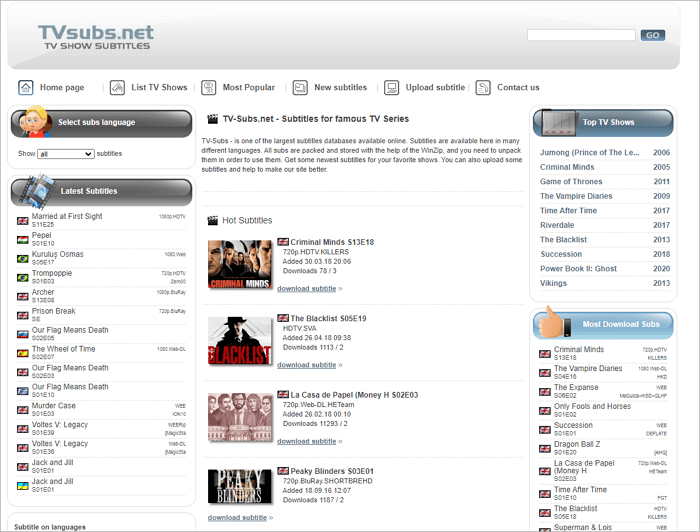 sous-réseau de télévision