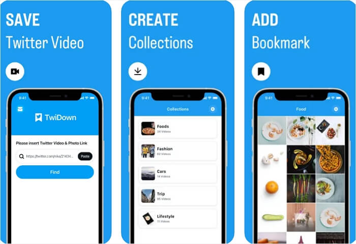 TwiDown – Économiseur de vidéos Twitter
