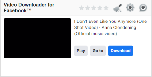 Facebook 影片下載器