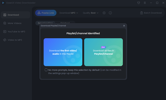 전체 음악 재생 목록 다운로드