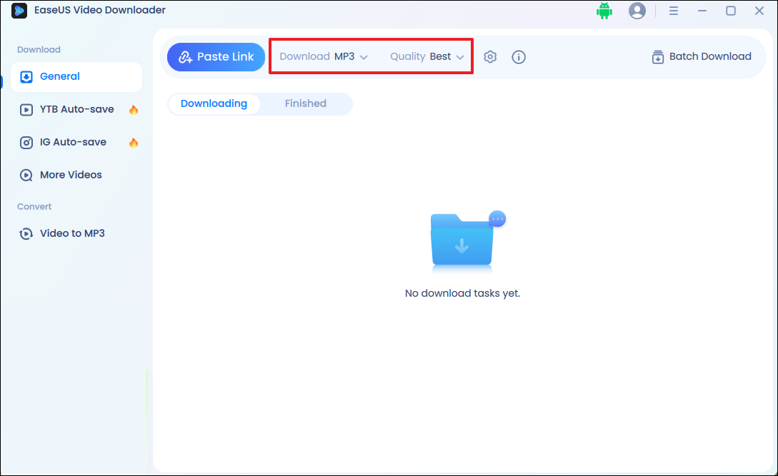 paste the music link