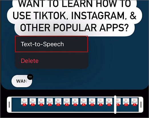 access text to speech