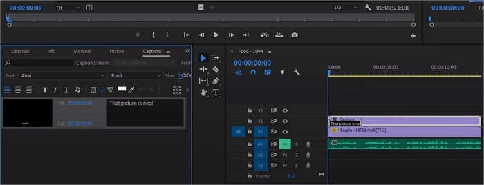 Add Subtitles Manually in Premiere Pro