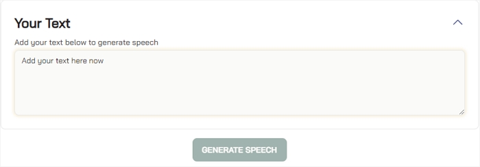 Add your text in the given box 