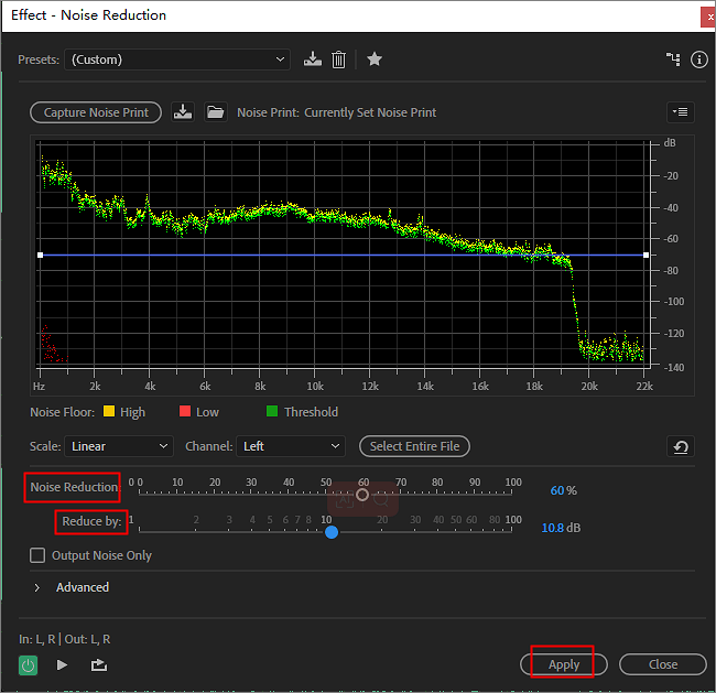 remove background noise in adobe audition