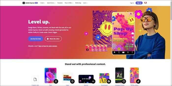 eliminador de audio adobe express