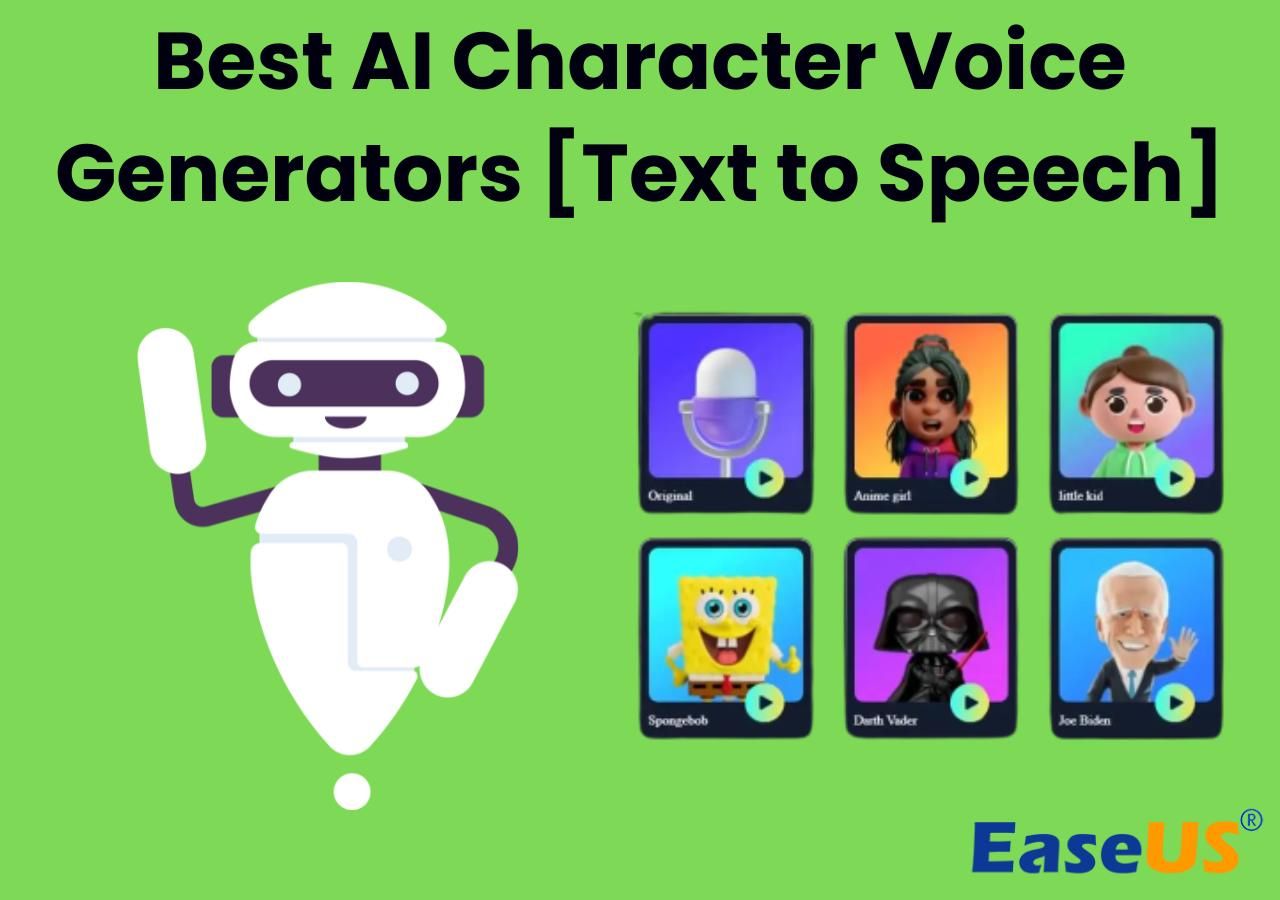 Best 10 AI Character Voice Generators [Text to Speech]🧙