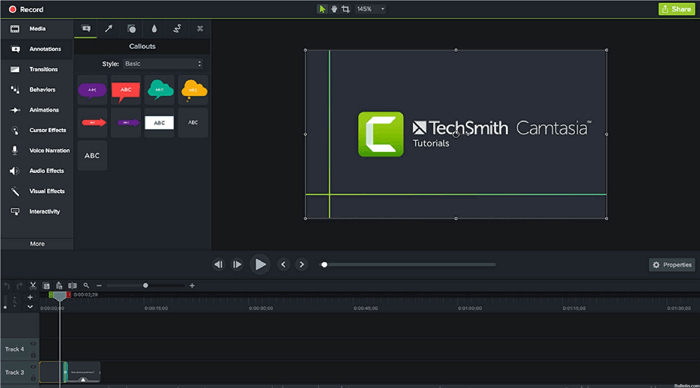 Change video background with Camtasia