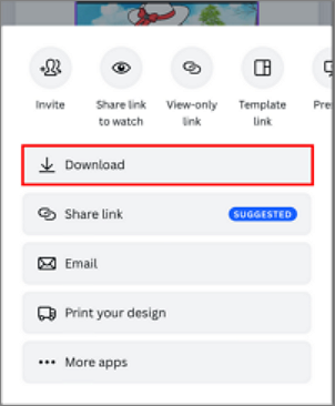 canva Dateien herunterladen