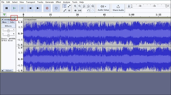 clcik on the down arrow icon