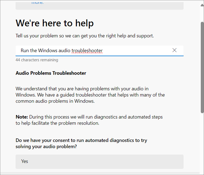 clique sim para executar