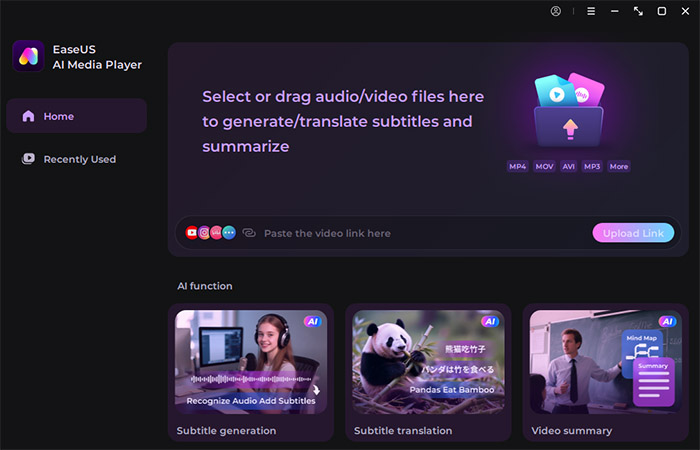 EaseUS AI Media Player