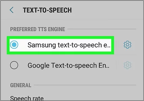 how to do speech to text on samsung phone