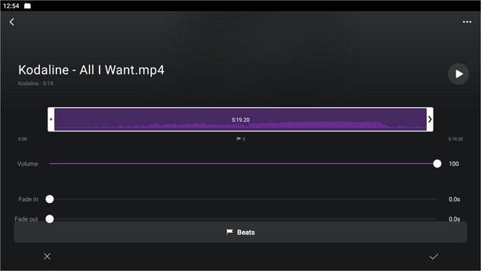 Extraer audio y ajustar el volumen