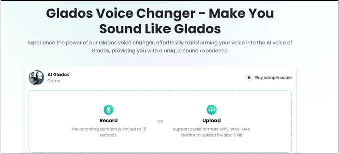 glados voice generator finevoice