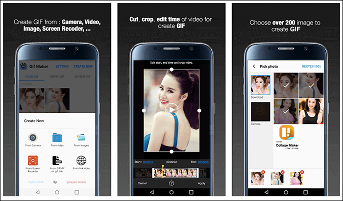 How To Create GIF Image Using Phone ~ GIF Maker Editor ~ gif maker app  android 