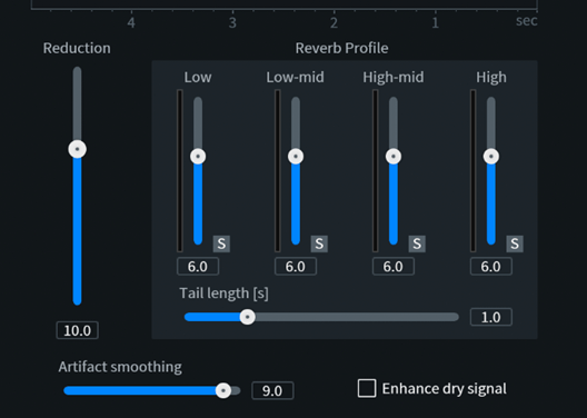 Anpassungen vornehmen DeReverb Premiere Pro