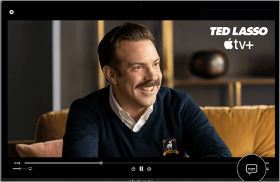 Abra um vídeo na sua Apple TV