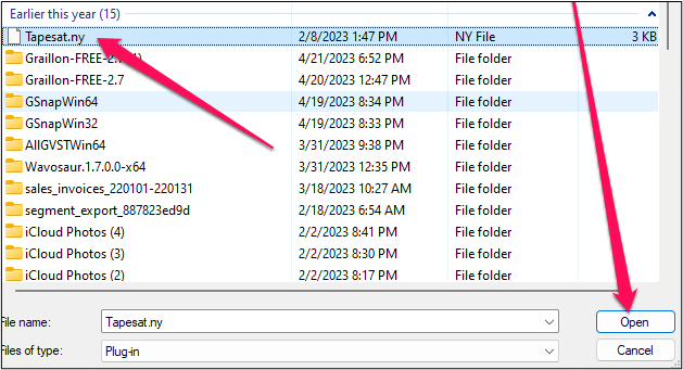 ouvrir l'audace du bouton