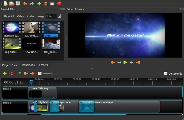 Free Video Editing Software No Watermark - OpenShot