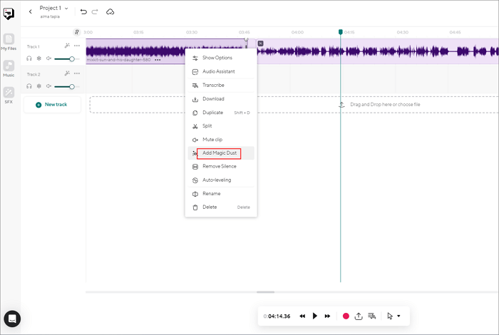 podcastle añade polvo mágico