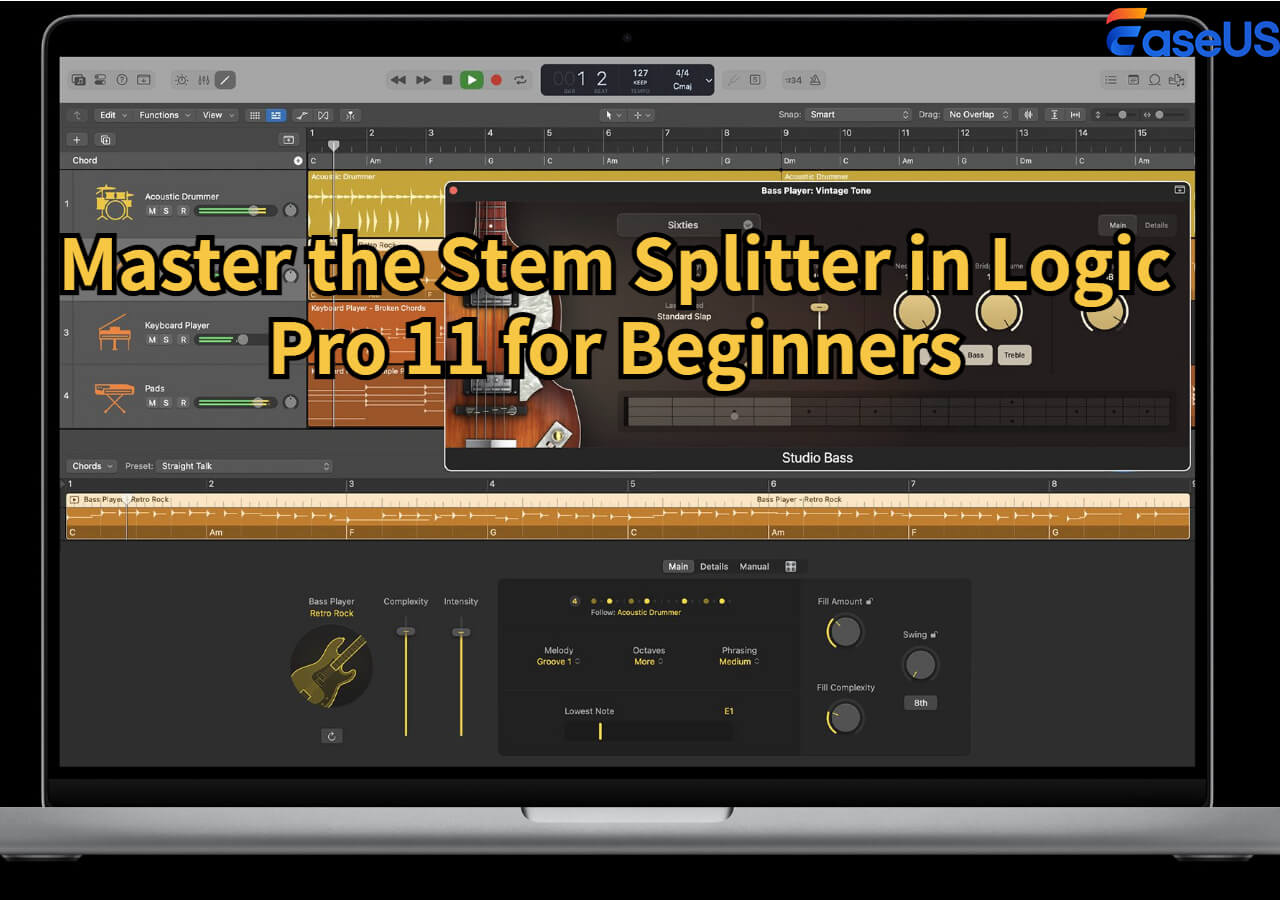 Logic Pro 11新機能「ステムスプリッター」の使い方