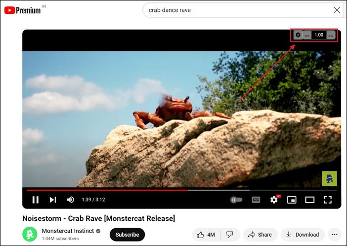 使用 Chrome 擴充功能更改 YouTube 上的影片播放速度