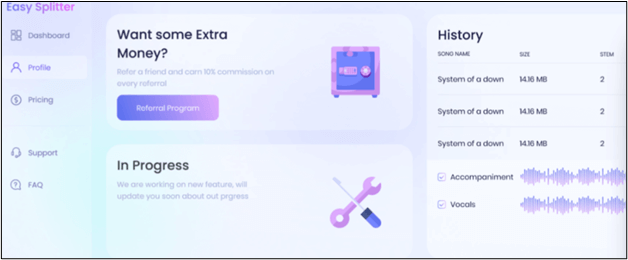 vocalremover easysplitter