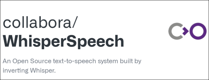 GitHub WhisperSpeech