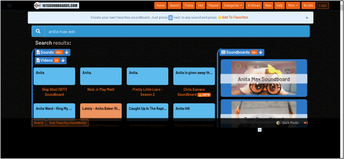 101Soundboards Anita Max Wynn