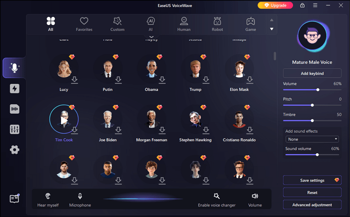 select the effect that you like