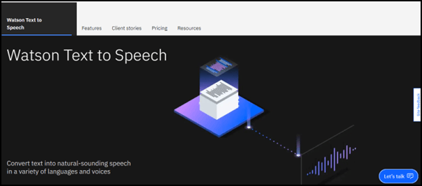IBM Watson Text-to-Speech