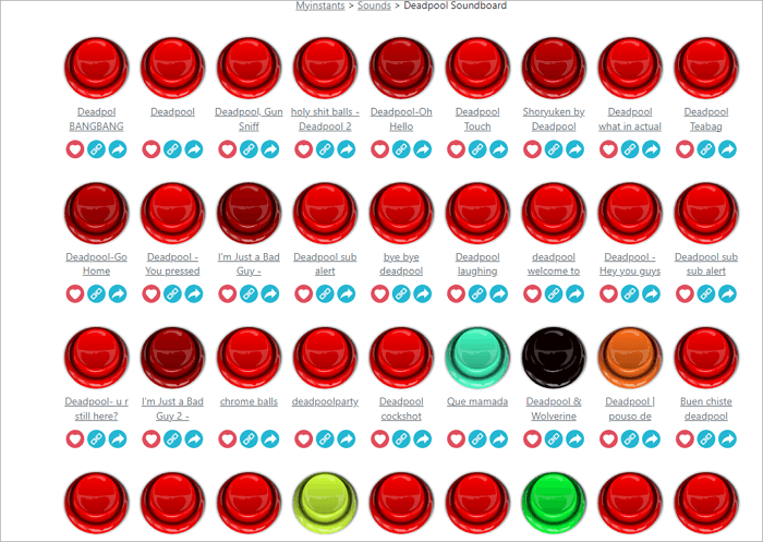 myinstants deadpool soundboard