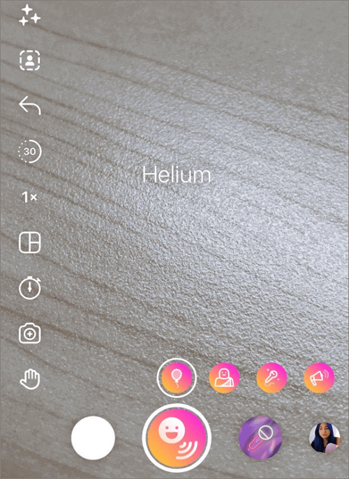 Wählen Sie den gewünschten Stimmeffekt