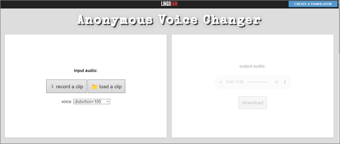anonymer Stimmwechsler