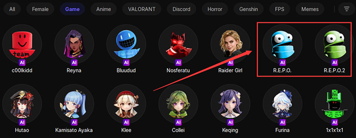 repo sound effects in easeus voicewave