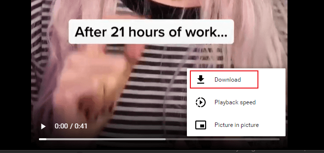 Scarica i video di TikTok dal sito
