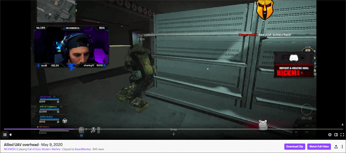 拡張機能でtwitch vodをダウンロード