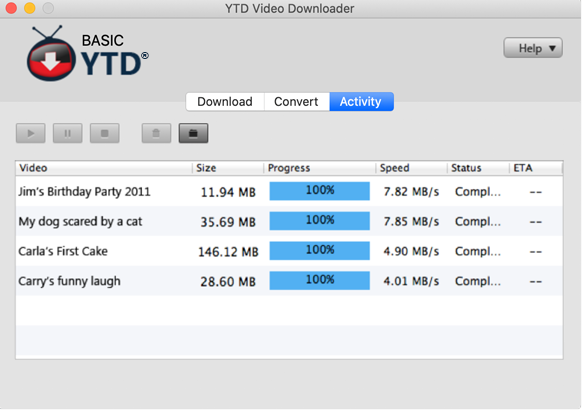 YTD ビデオダウンローダ
