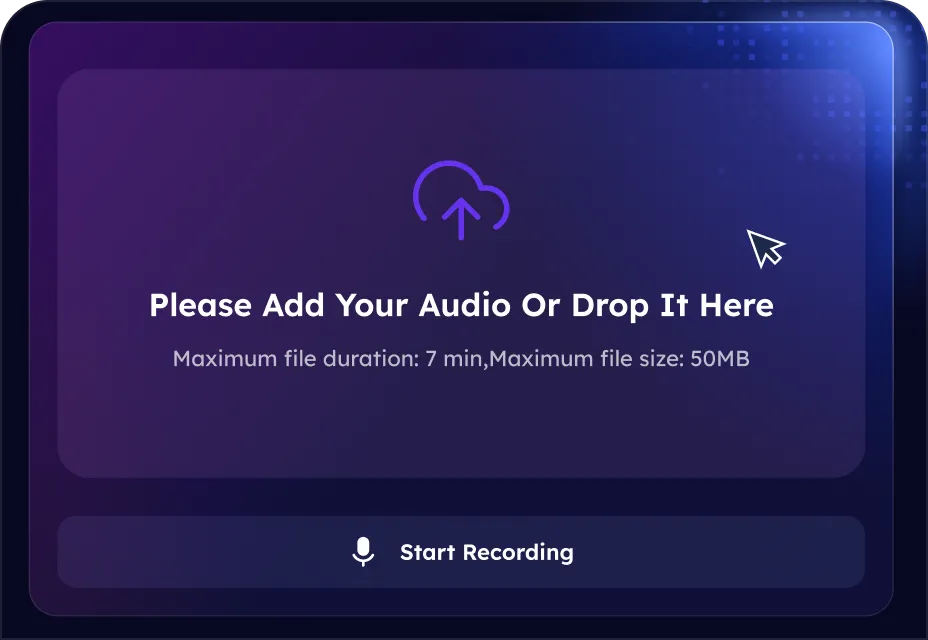 Browse and choose your preferred AI voice.