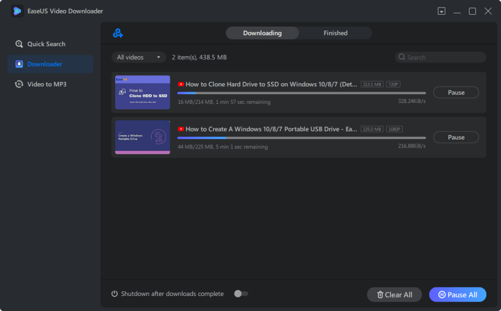 下載 Dailymotion 播放列表 - 3