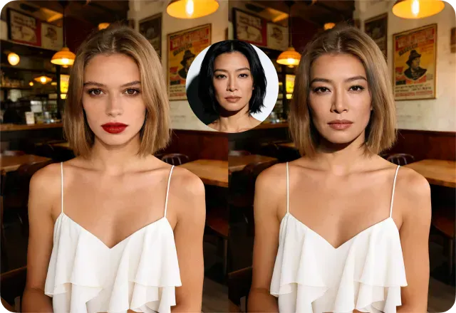 Simple Online Face Swap