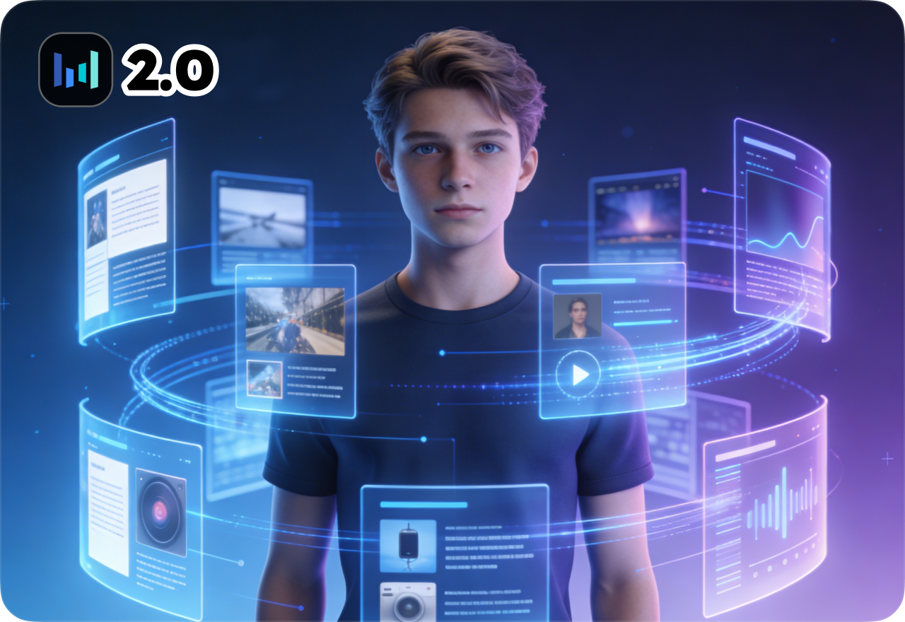 True Multi-Modal Creation in One Workflow