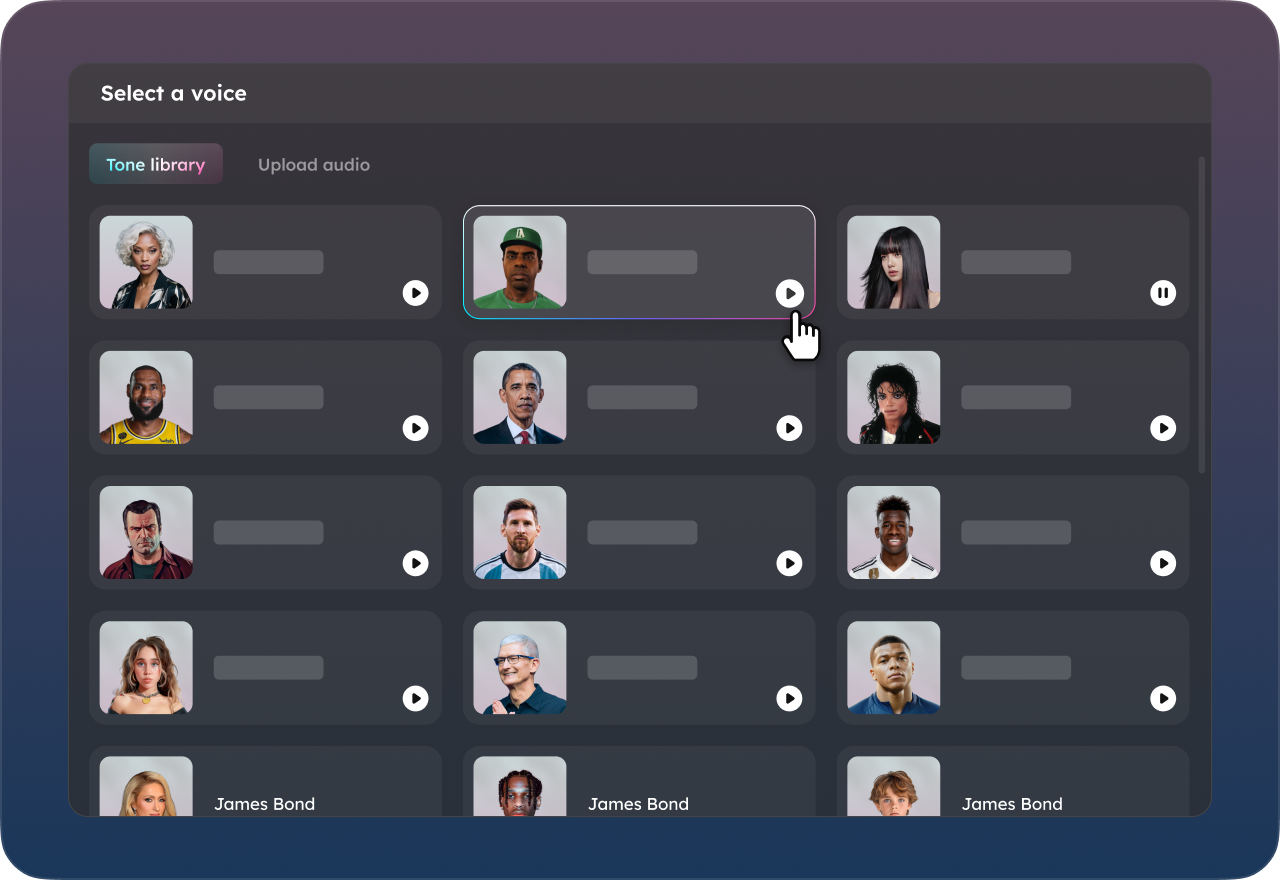 Flexible Voice Options