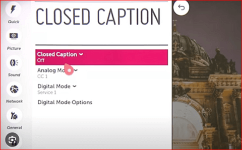 click on the playback option
